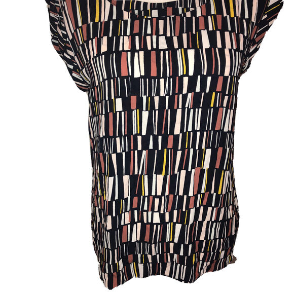 ANN TAYLOR FACTORY‎ Blouse - S - Scoop Neck, Turn-Back Arm Opening, Curved - Picture 3 of 11